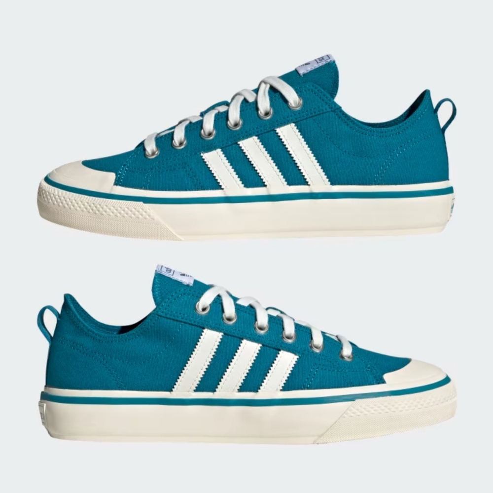 Men's Adidas Nizza RF 74 - Turquoise Shoes Size 10